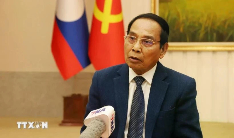 老挝人民革命党中央政治局委员、中央书记处常务书记、老挝国家副主席本通·吉玛尼。（图片来源：越通社）