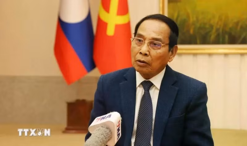 老挝人民革命党中央政治局委员、中央书记处常务书记、老挝国家副主席本通·吉玛尼。（图片来源：越通社）