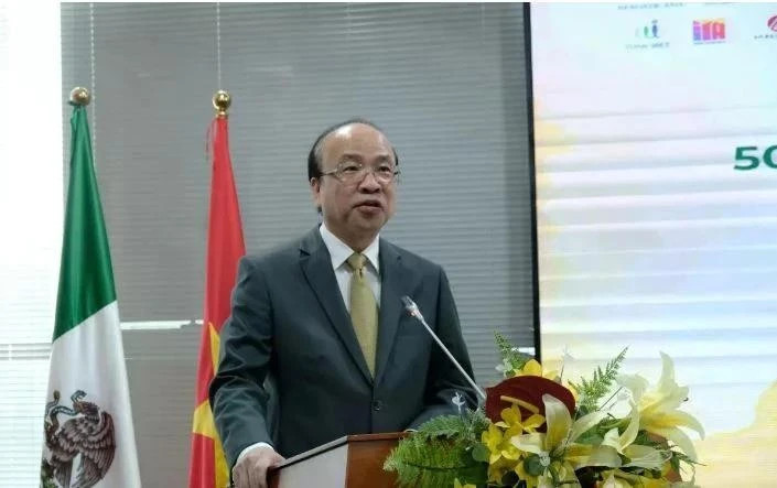 越南社会科学翰林院院长潘志孝。（图片来源：工贸报）