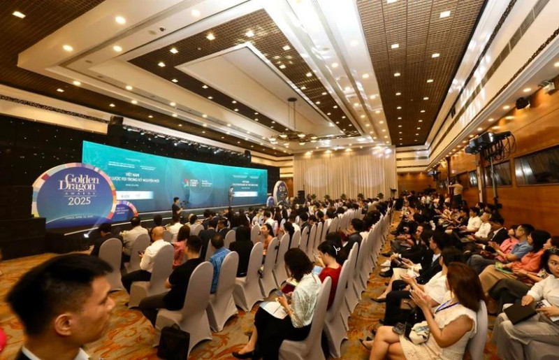 2025年越南发展桥梁论坛场景。（图片来源：越通社）