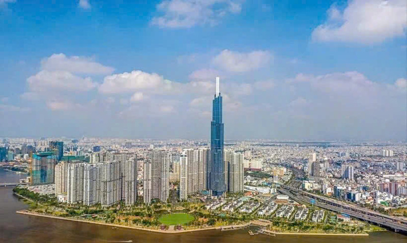 胡志明市努力发展成为国际金融中心。（图片来源：越通社）