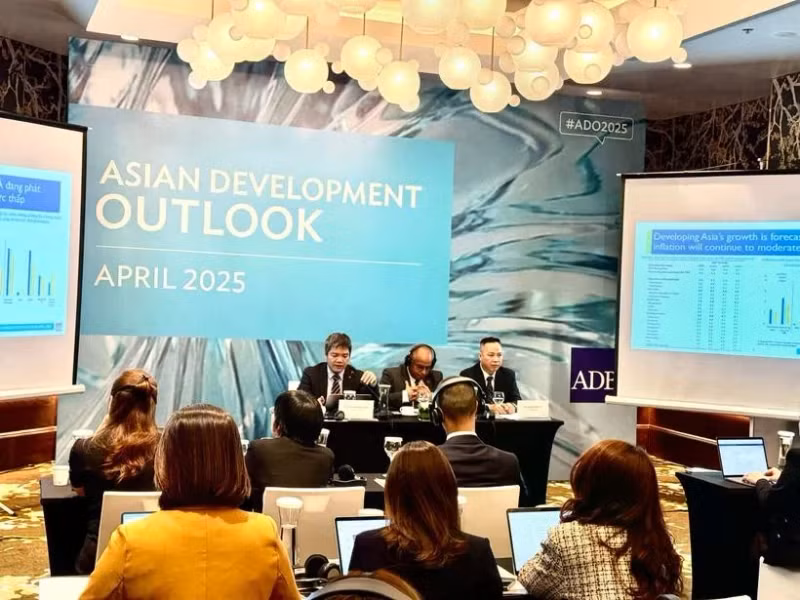 亚洲开发银行预测2025年越南经济增长率为6.6%。（图片来源：越通社）