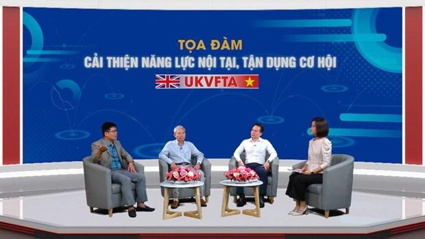 提高自身能力充分利用UKVFTA带来的机遇座谈会场景。