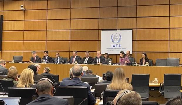 国际原子能机构理事会会议场景。（图片来源：越通社）