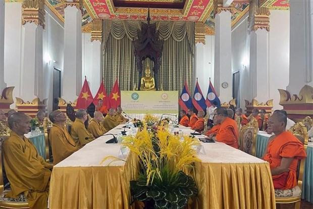 会谈场景。（图片来源：越通社）