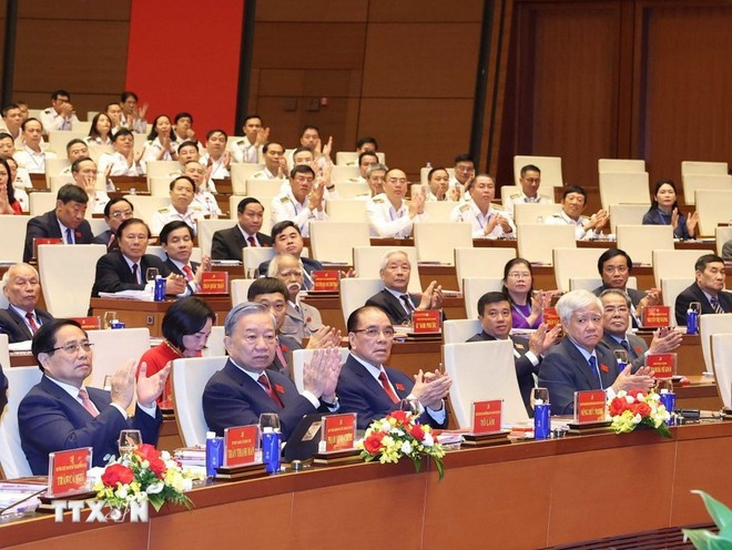 越共中央总书记苏林出席大会。 2-1401.jpg