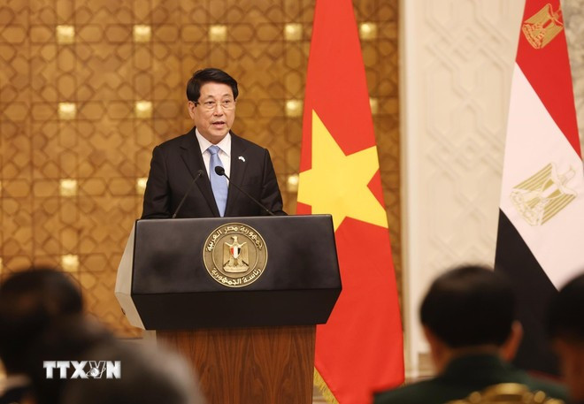 越南国家主席梁强发表讲话。 2-4680.jpg
