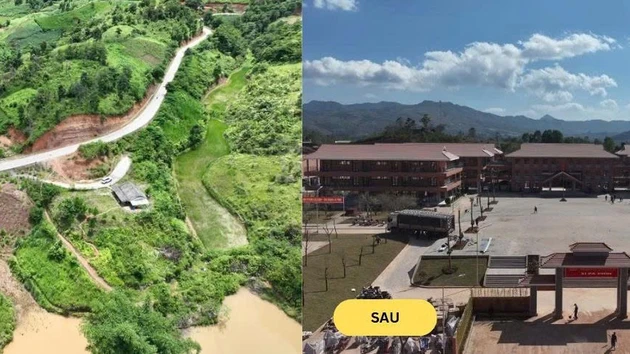 越南北部边境地区最现代的九年一贯制寄宿制学校【组图】