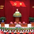 越共中央总书记、国家主席苏林在会议闭幕式上发表讲话。（图片来源：登科 摄）