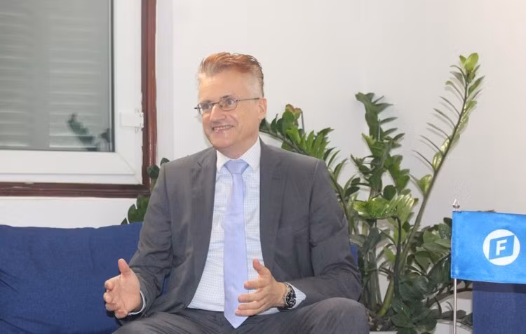 德国弗里德里希·瑙曼自由基金会驻越首席代表安德烈亚斯·斯托费斯（Andreas Stoffers）。（图片来源：baoquocte.vn）