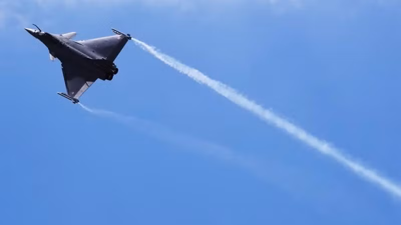 “阵风”（Rafale）战斗机。（图片来源：新华社/越通社）