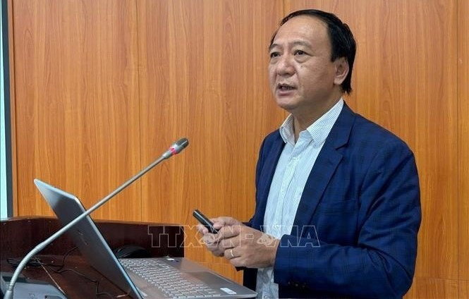 越南社会科学杂志总编辑、社会科学出版社副社长阮维利。（图片来源：越通社）