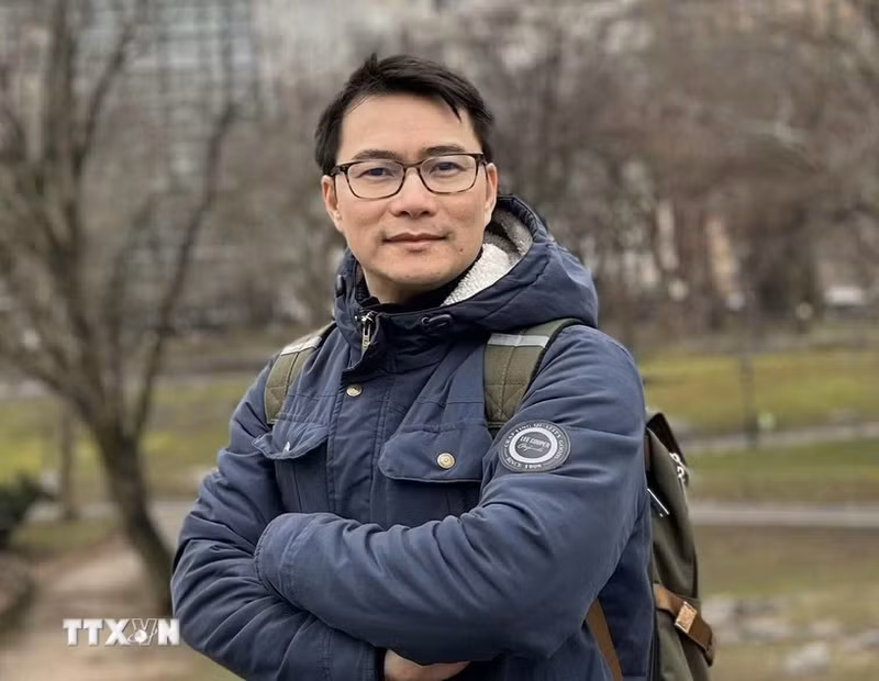 法国塞泰克核电集团总工程师、海外越南核能专家网络副主席应国雄博士。（图片来源：越通社）