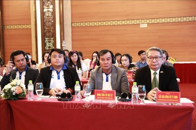 出席会议的泰国代表。（图片来源：越通社）