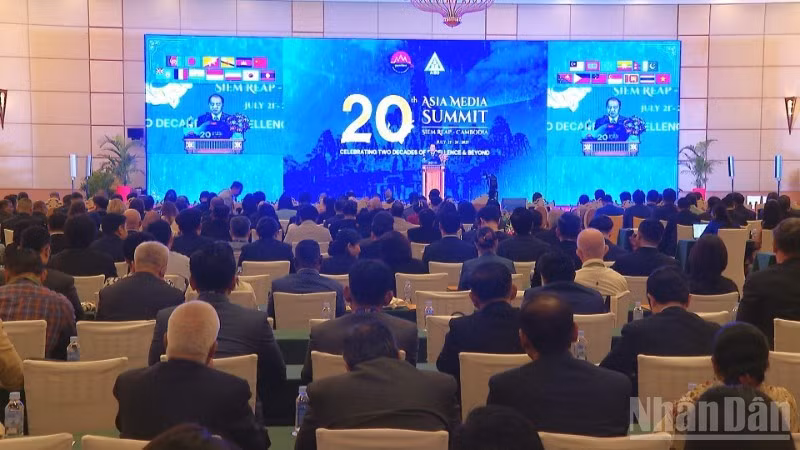 第20届亚洲媒体峰会吸引了来自50个国家和地区的约700名代表参加。