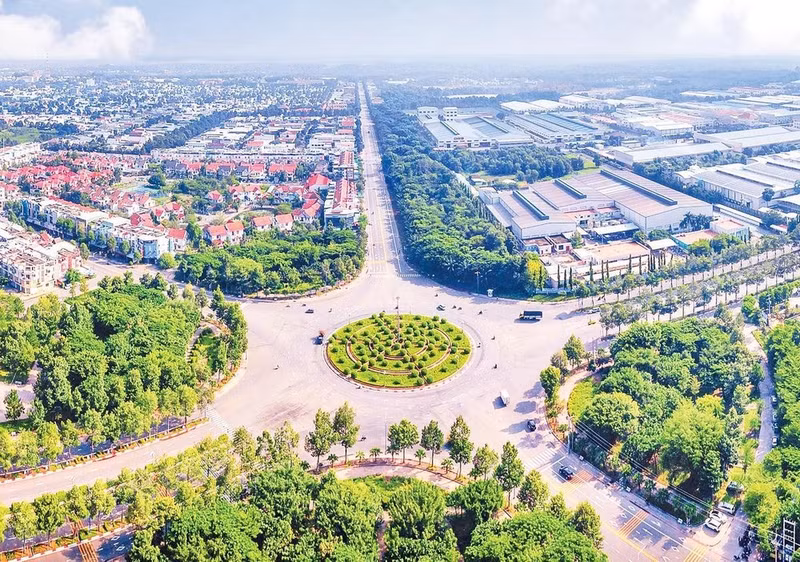胡志明市美福工业园区高空俯瞰图。（合作者供图）