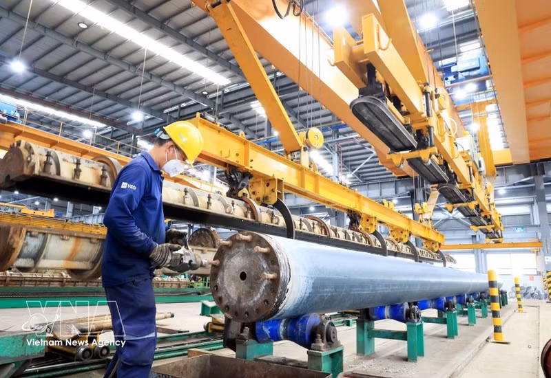 2025年越南国内生产总值规模约达5100亿美元，位居世界第32位。（图片来源：越通社）