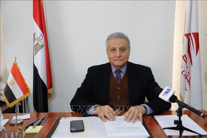 埃及前驻越南大使、现任埃及公共图书馆基金会主任雷达·埃尔·塔伊菲。（图片来源：越通社）