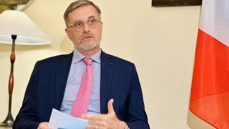 法国驻越南大使奥利维耶·布罗谢。（图片来源：越通社）