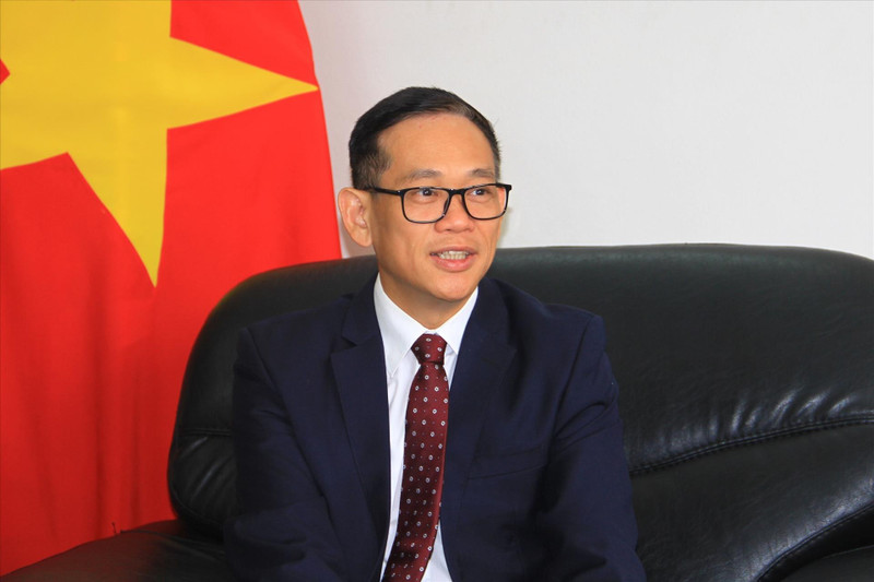越南驻阿尔及利亚兼塞内加尔大使陈国庆。（图片来源：越通社）