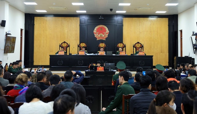 法庭现场。（图片来源：越通社）