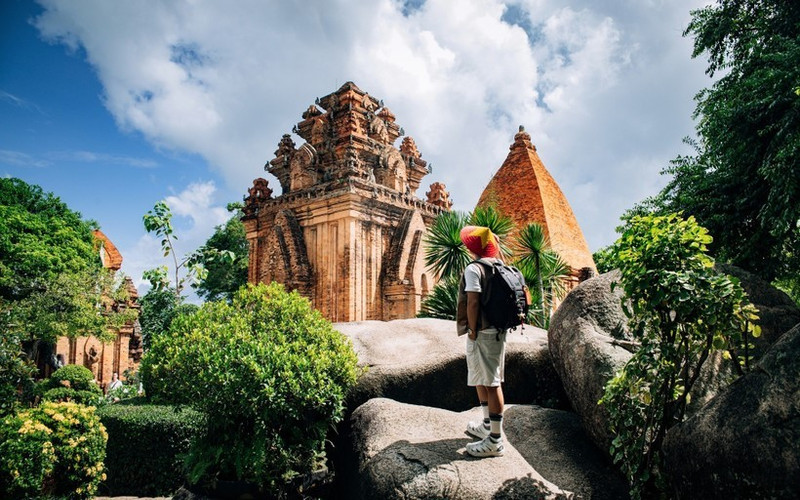 庆和省婆那加塔。（图片来源：越通社）