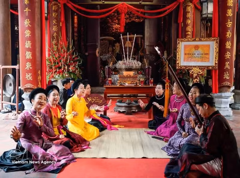 越南以战略眼光正确认识传统艺术的作用。（图片来源：越通社）