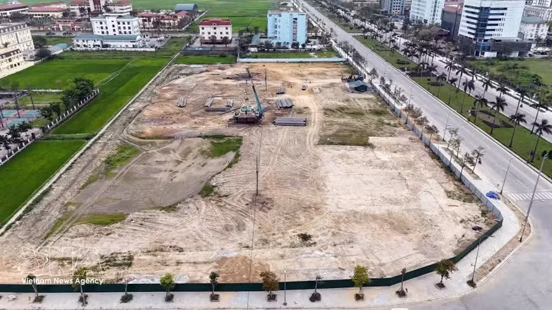 河静省博物馆自2025年12月起动工兴建，被视为保护与发扬当地珍贵文化价值的紧急举措。（图片来源：越通社）