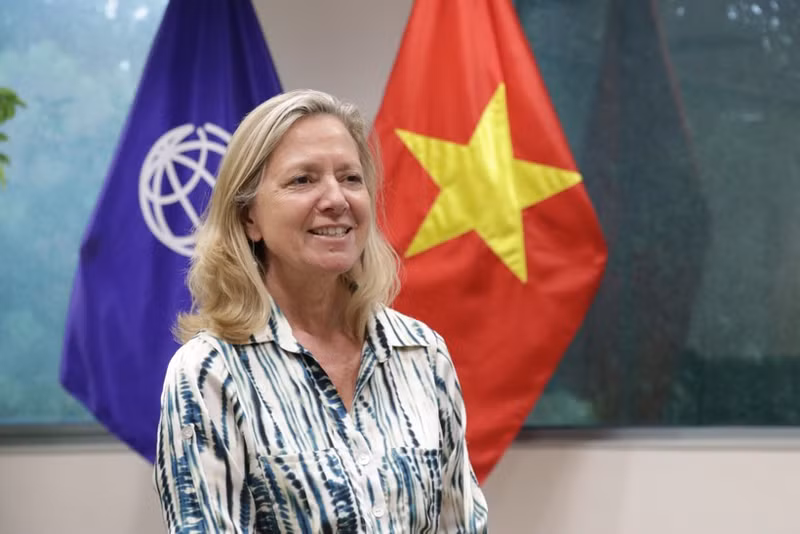 世界银行驻越南、柬埔寨和老挝首席代表玛丽亚姆·谢尔曼。（图片来源：越通社）