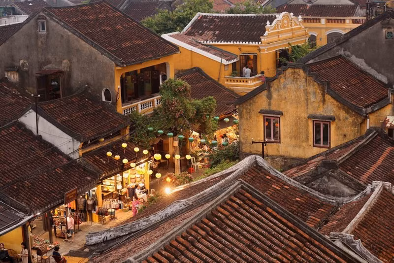 会安古街的一角。（图片来源：越通社）