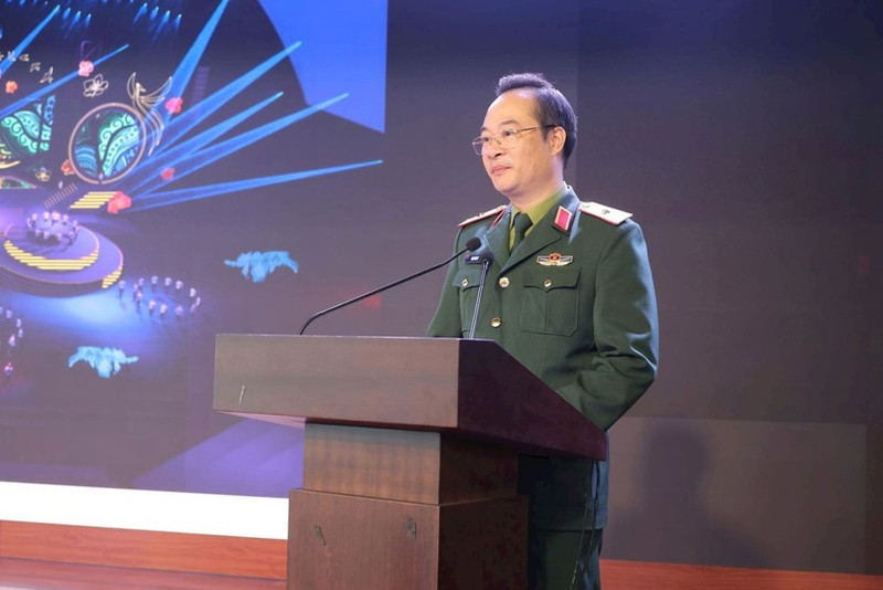 越南人民军广播电视中心主任范文秀少将。（图片来源：越通社）