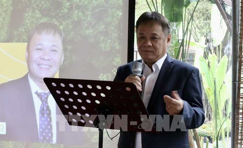 胡志明市建筑木材协会主席武光河。（图片来源：越通社）