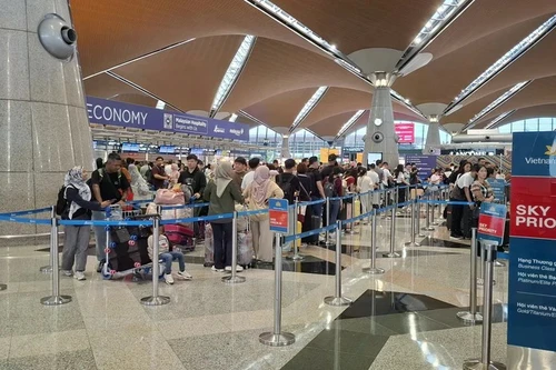 吉隆波机场一角。（图片来源：越通社）