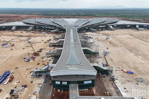 客运航站楼高空图。