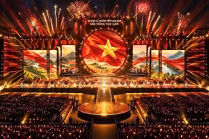 “2026因身为越南人而自豪——携手共进”舞台效果图。（图片来源：组委会）
