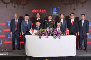 2026年2月4日，越南军队电信工业集团（Viettel）与越南签署合作协议。（图片来源：越通社）
