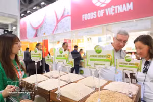 参展的越南商品。（图片来源：越通社）