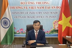 越南驻印度商务参赞裴忠尚。（图片来源：越通社）