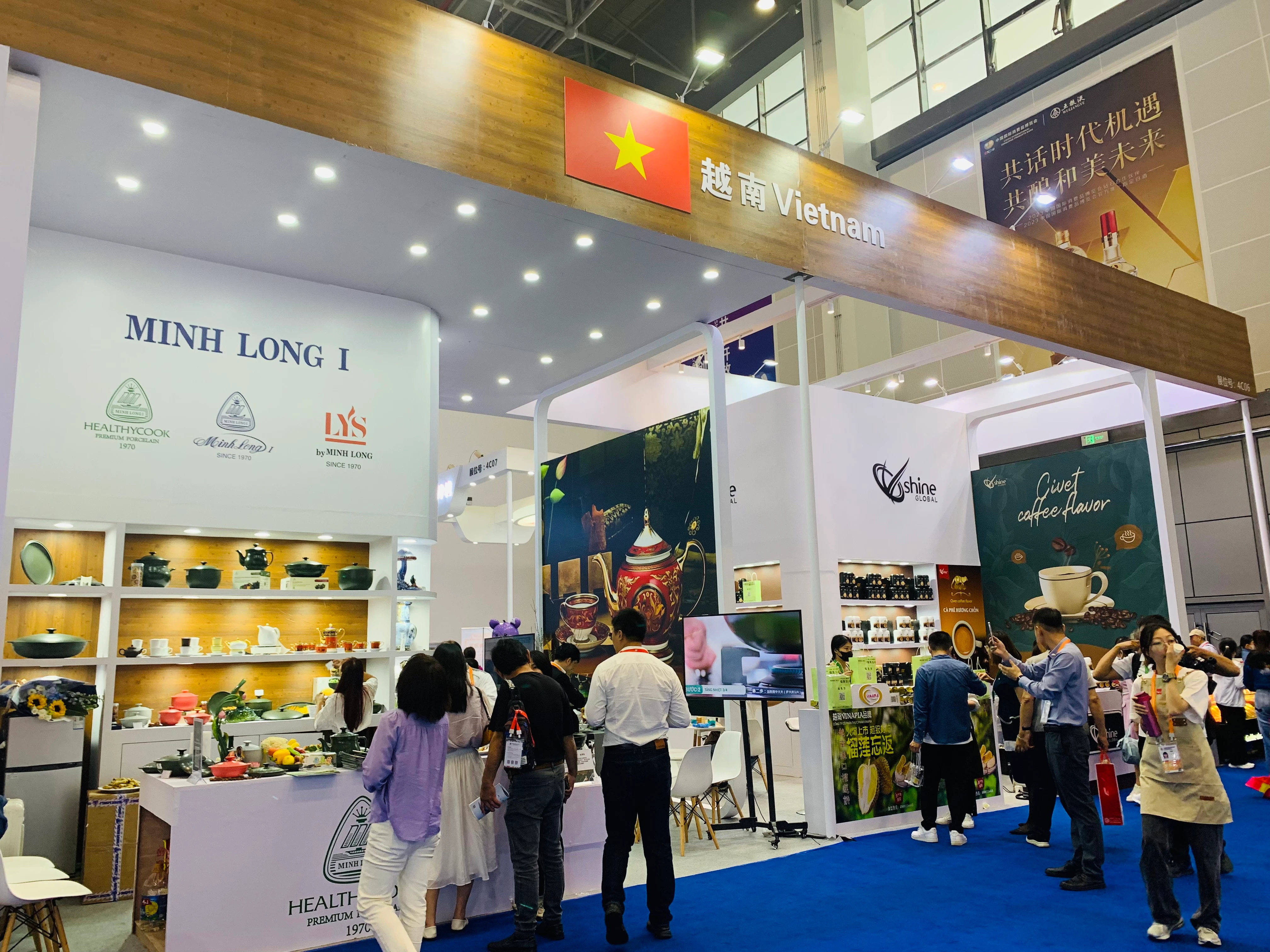 探访中国国际消费品博览会的越南展区