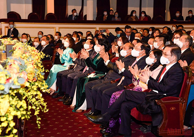 国家主席阮春福出席2022年“家乡之春”（组图） ảnh 2