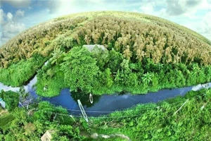 越南利用遥感技术监测与核实森林碳信用额。（图片来源：国家遥感中心）