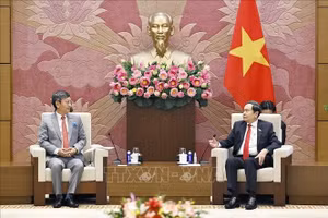 越南国会主席陈青敏会见印度新任驻越大使。