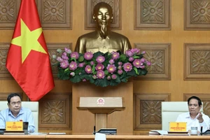 政府总理范明正与国会主席陈青敏共同主持会议。