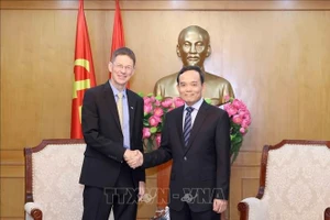 中央政策战略委员会主任陈流光会见AES（越南）公司董事长。