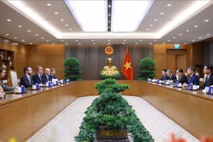 会见场景。