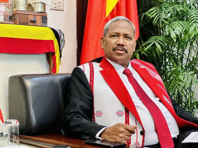 东帝汶驻越大使若昂·佩雷拉。（图片来源：越通社）