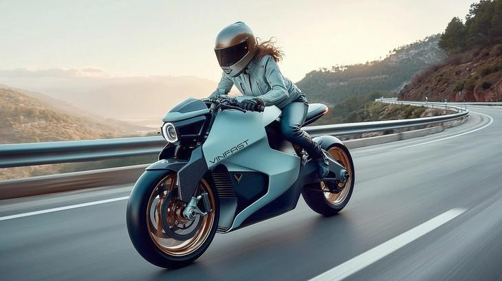 Vinfast即将推出的运动系列电动摩托车。