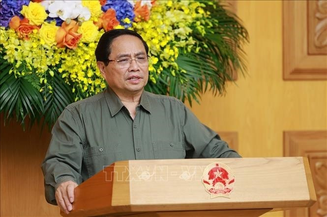 范明正总理发表讲话。（图片来源：越通社）