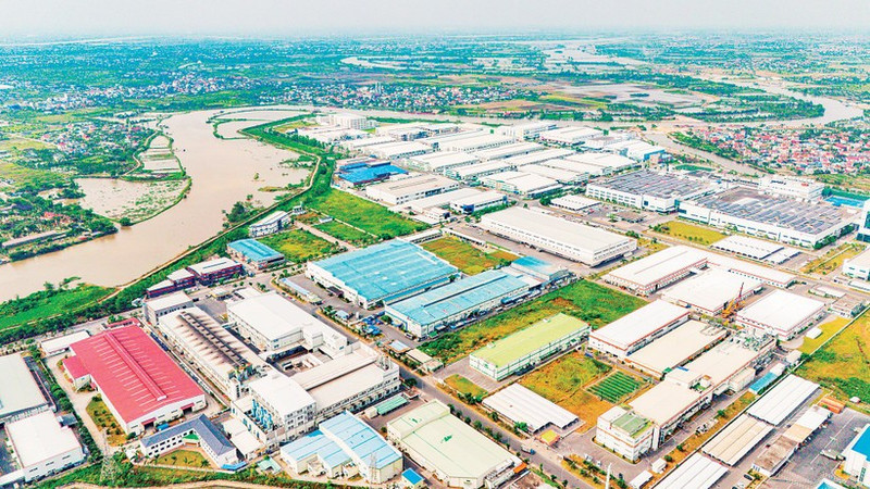 海防市长裔工业区。