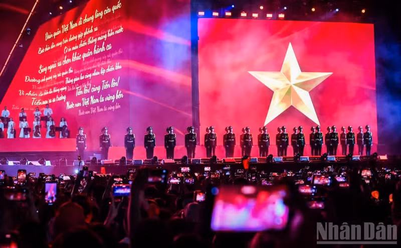 政治主题音乐会《祖国在我心中》。